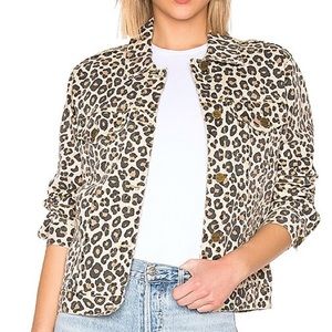 Leopard Denim Jacket